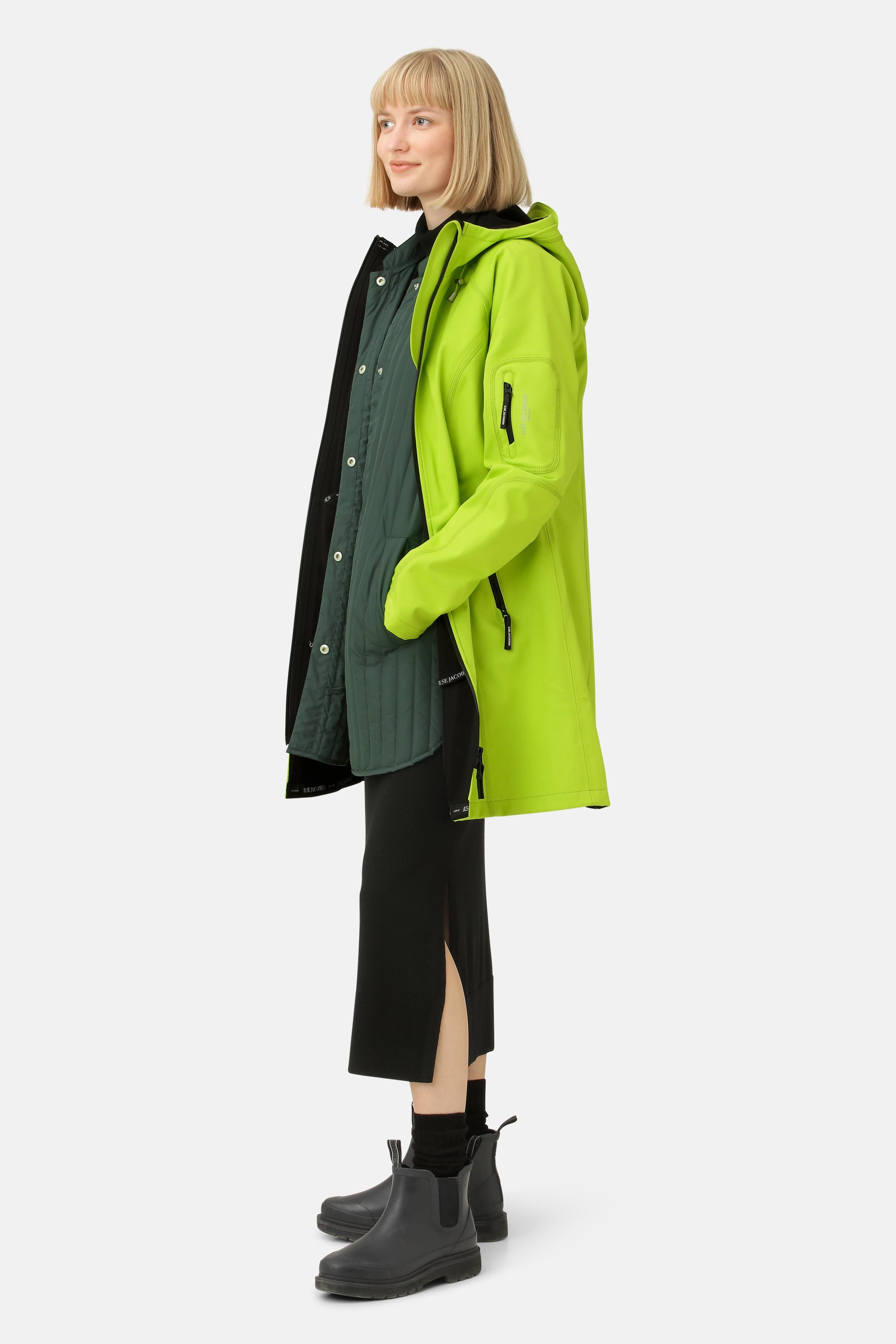 Softshell Regnjakke - Lime Green
